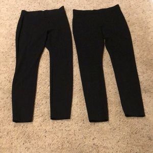 2 pairs of slim fit black pants